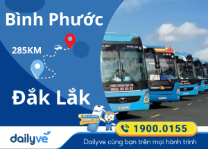 Vé xe từ Bình Phước đi Đắk Lắk