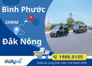 Vé xe từ Bình Phước đi Đắk Nông