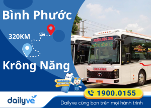 Vé xe từ Bình Phước đi Krông Năng