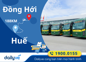 Vé xe từ Đồng Hới đi Huế