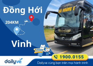 Vé xe từ Đồng Hới đi Vinh