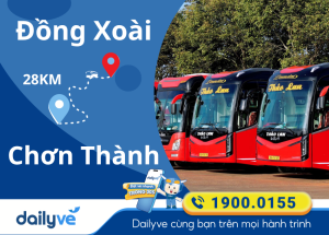 Vé xe từ Đồng Xoài đi Chơn Thành