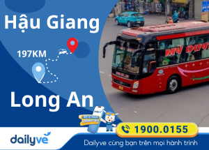 Vé xe từ Hậu Giang đi Long An