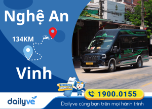 Vé xe từ Nghệ An đi Vinh