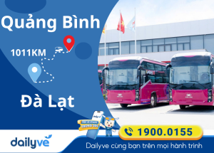 Vé xe từ Quảng Bình đi Đà Lạt
