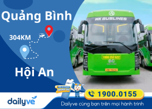 Vé xe từ Quảng Bình đi Hội An