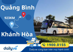 Vé xe từ Quảng Bình đi Khánh Hòa