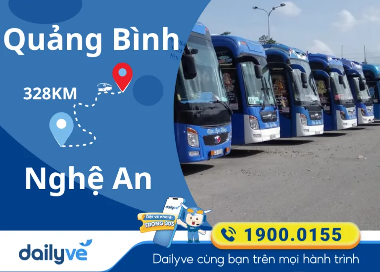 Vé xe từ Quảng Bình đi Nghệ An