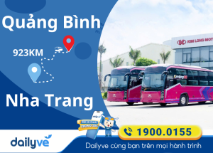 Vé xe từ Quảng Bình đi Nha Trang
