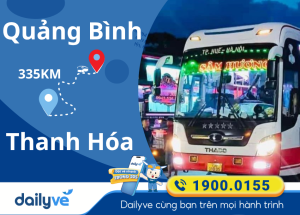 Vé xe từ Quảng Bình đi Thanh Hóa