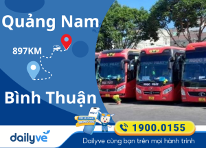 Vé xe từ Quảng Nam đi Bình Thuận