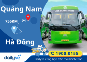 Vé xe từ Quảng Nam đi Hà Đông
