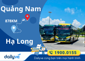 Vé xe từ Quảng Nam đi Hạ Long