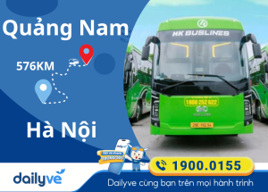 Vé xe từ Quảng Nam đi Hà Nội