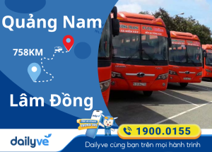 Vé xe từ Quảng Nam đi Lâm Đồng