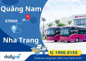Vé xe từ Quảng Nam đi Nha Trang