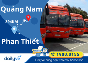 Vé xe từ Quảng Nam đi Phan Thiết