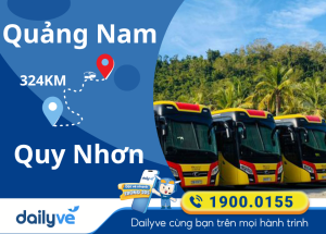 Vé xe từ Quảng Nam đi Quy Nhơn