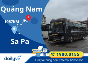 Vé xe từ Quảng Nam đi Sa Pa
