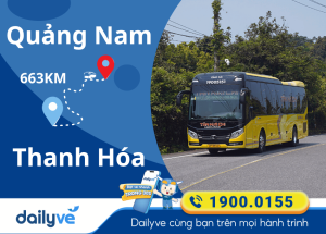 Vé xe từ Quảng Nam đi Thanh Hóa