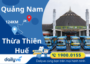 Vé xe từ Quảng Nam đi Thừa Thiên Huế