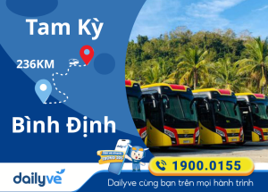 Vé xe từ Tam Kỳ đi Bình Định