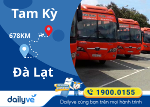 Vé xe từ Tam Kỳ đi Đà Lạt