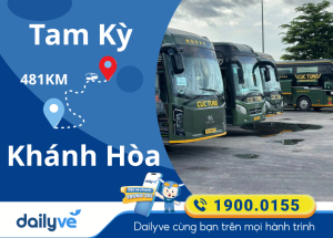 Vé xe từ Tam Kỳ đi Khánh Hòa