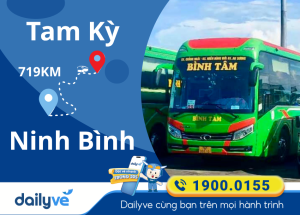 Vé xe từ Tam Kỳ đi Ninh Bình