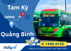 Vé xe từ Tam Kỳ đi Quảng Bình