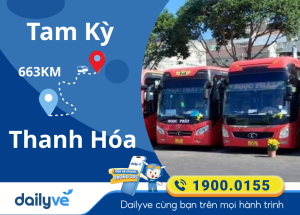 Vé xe từ Tam Kỳ đi Thanh Hóa
