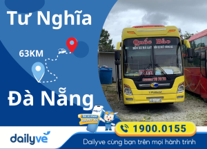 Vé xe từ Tư Nghĩa đi Đà Nẵng