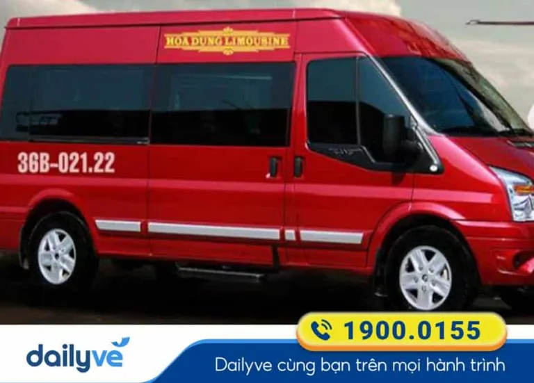 Nhà xe Hoa Dũng tuyến xe Hà Nội đi Thanh Hóa