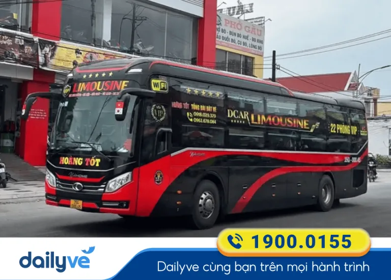Nhà xe Hoàng Tốt tuyến xe Bắc Nam chất lượng cao
