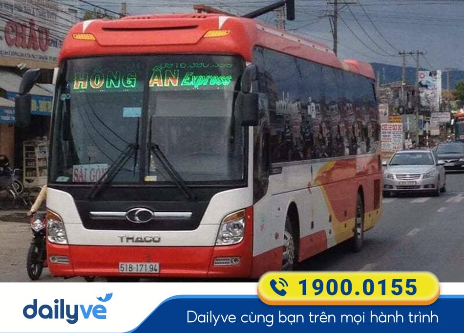 Nhà xe Hồng Ân tuyến xe Sài Gòn đi Lâm Đồng giá tốt