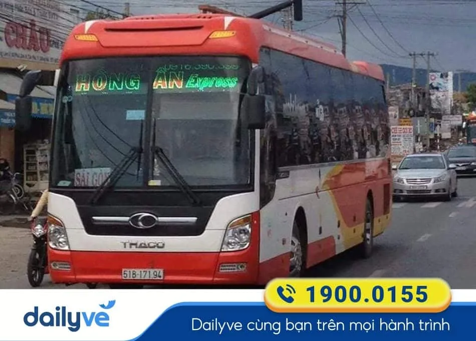 Nhà xe Hồng Ân tuyến xe Sài Gòn đi Lâm Đồng giá tốt
