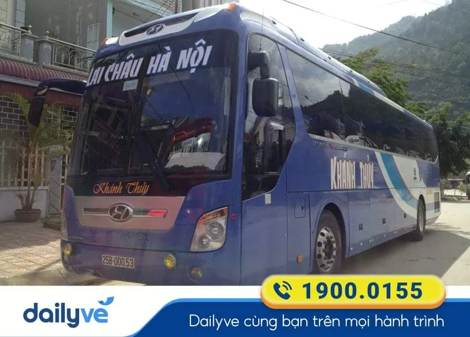 Nhà xe Khánh Thủy tuyến xe Hà Nội đi Lai Châu uy tín nhất