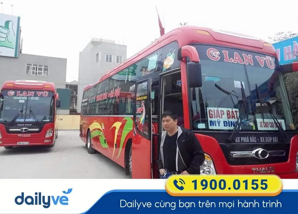 Nhà xe Lan Vũ tuyến xe Hà Nội đi Thanh Hóa giá rẻ
