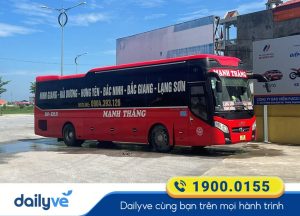 Nhà xe Mạnh Thắng dịch vụ chu đáo nhất