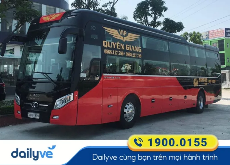 Nhà xe Quyền Giang tuyến xe chất lượng cao