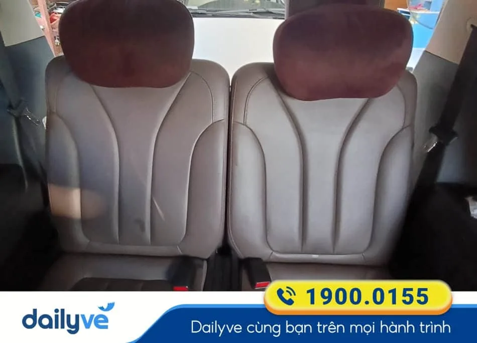 Nội thất sang trọng của xe khách Phan Long