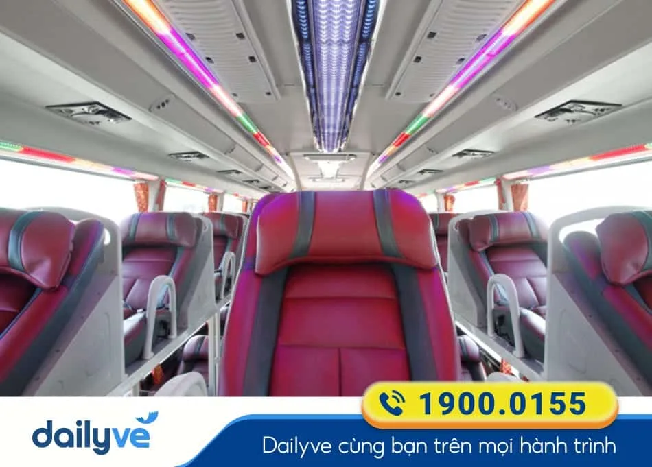 Tiện nghi xe giường nằm 40 hcỗ của xe Thanh Tỉnh