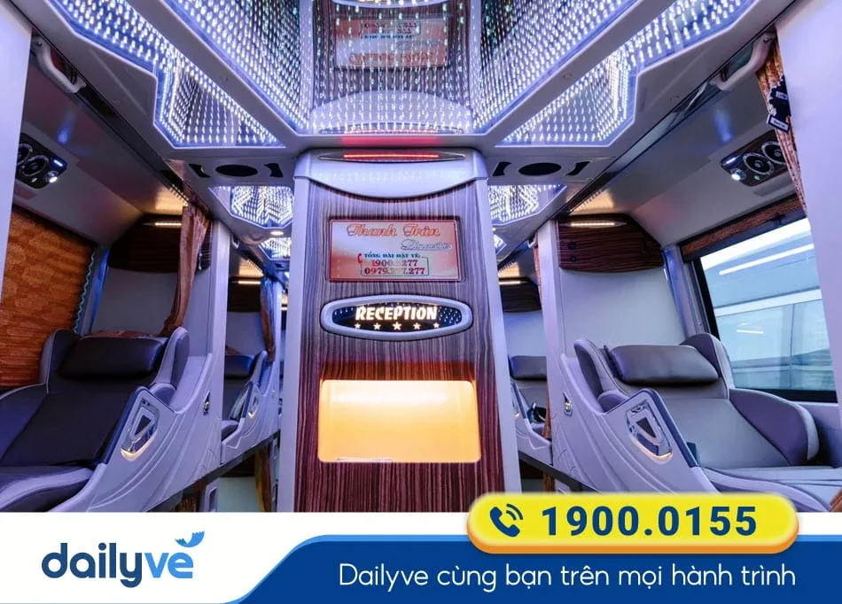 Xe Limousine 34 phòng tiện nghi cỉa xe Thanh Trân