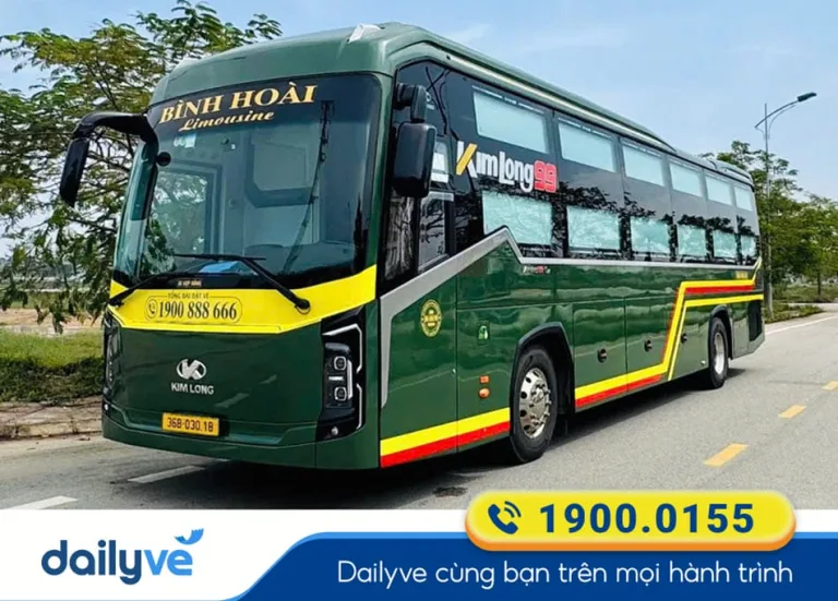 Dailyve chính thức mở bán vé xe Bình Hoài Limousine trên hệ thống