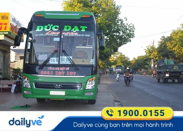 Dailyve chính thức mở bán vé xe Đức Đạt trên hệ thống