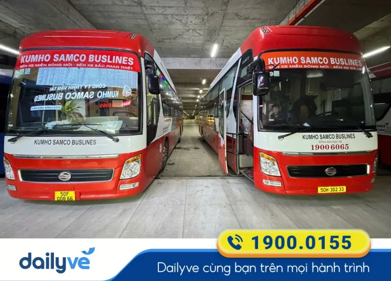 Dailyve chính thức mở bán vé xe Kumho Samco Buslines trên hệ thống