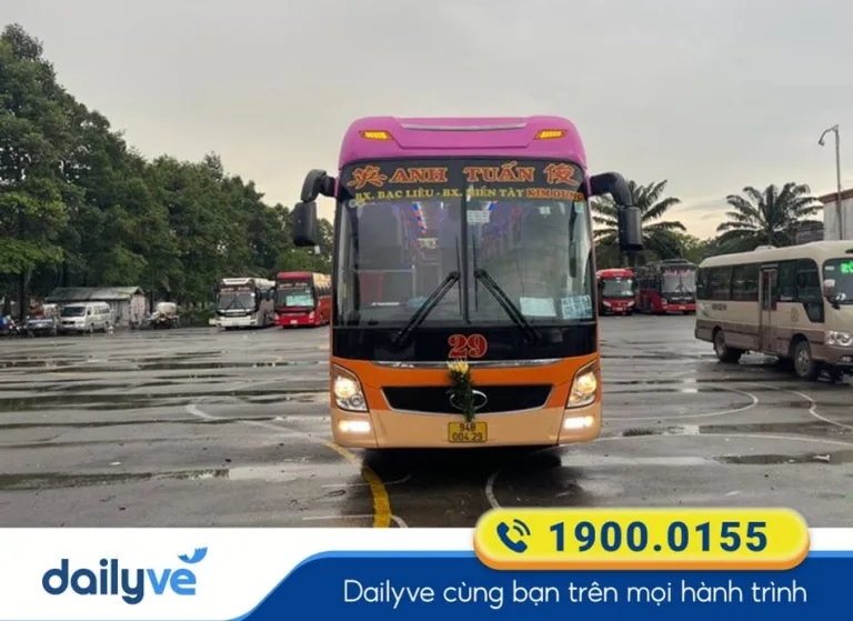 Dailyve mở ban vé xe Anh Tuấn trên hệ thống