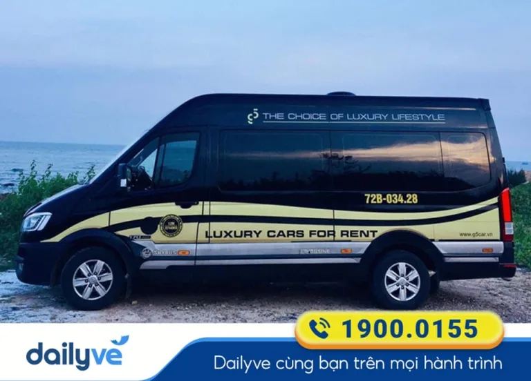 Dailyve mở bán vé xe G5 Car trên hệ thống