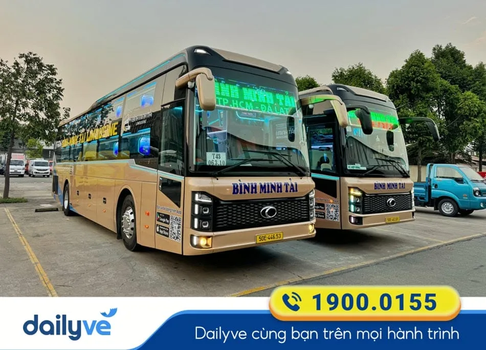 Đặt vé xe Bình Minh Tải trên Dailyve
