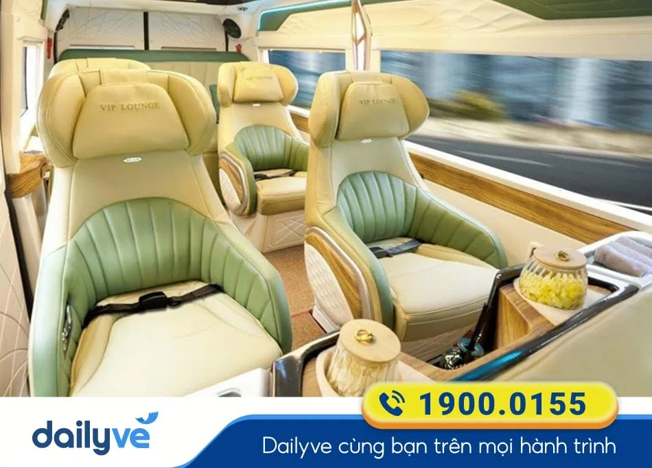 Dòng xe Limousine hiện đại của xe khách Hồng Vinh Limousine